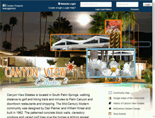 Tablet Screenshot of canyonviewestates2.com
